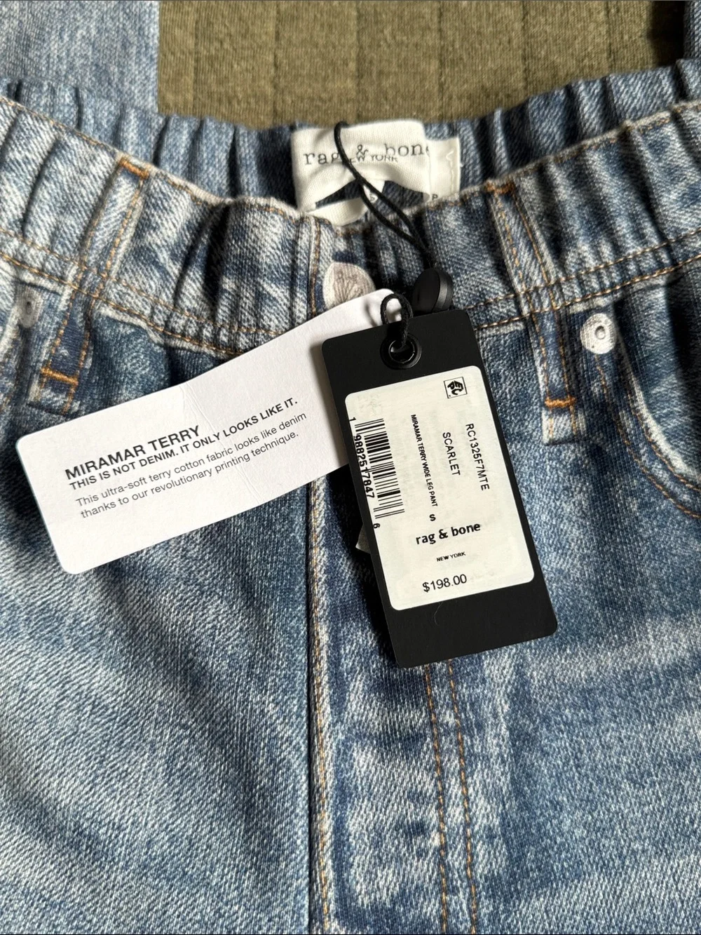 nwt rag and bone Miramar wide leg sweatpant - Picture 4 of 10